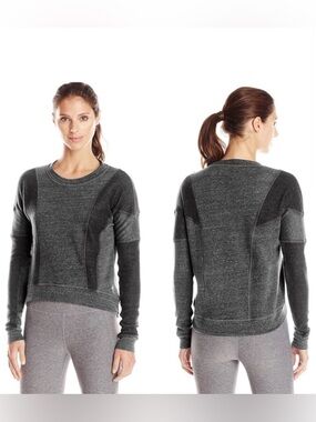 ALO Yoga Charcoal Gray Cozy Pullover